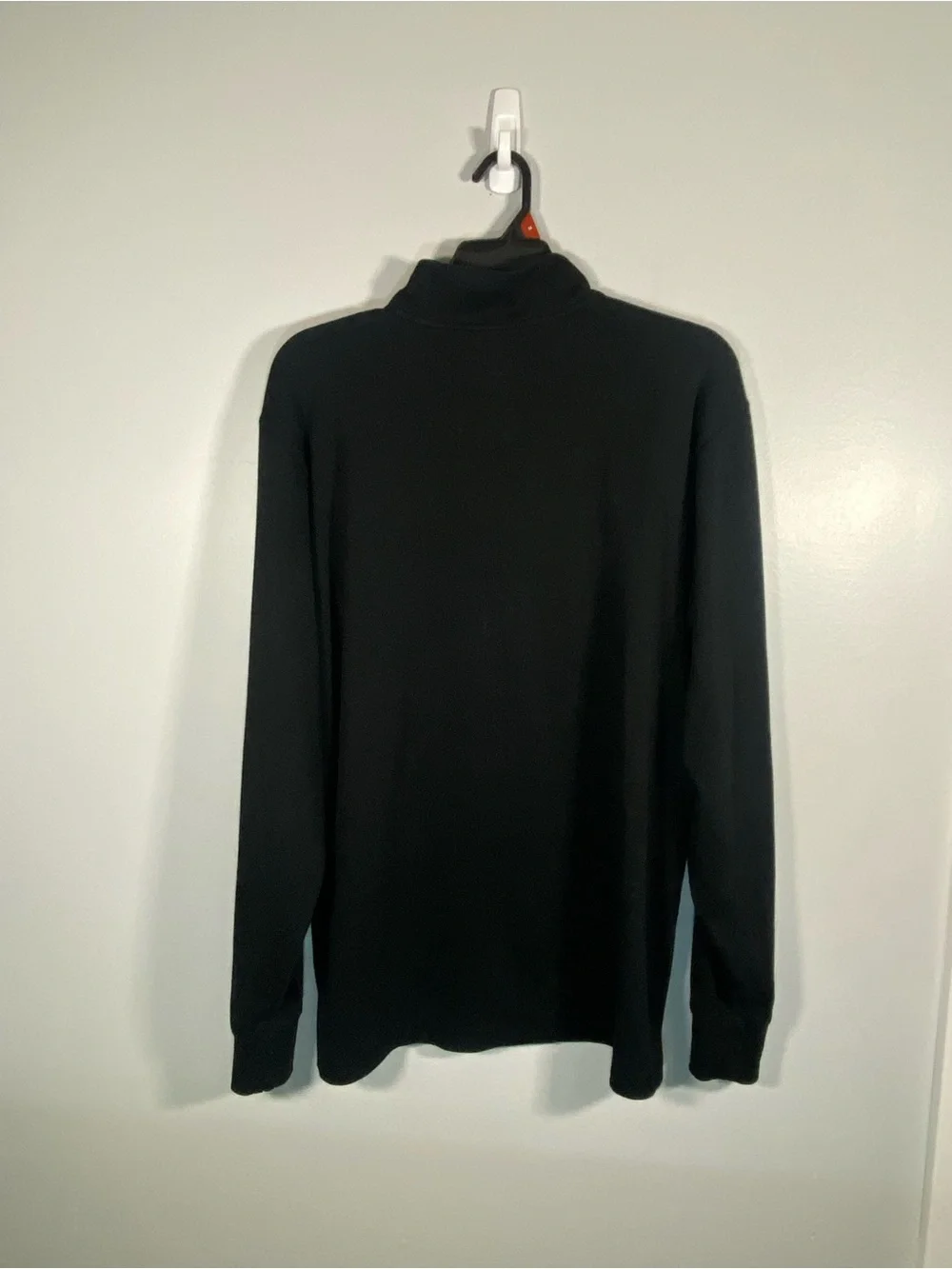 Carhartt Men's Black Half-Zip Pullover with Kangaroo Pocket